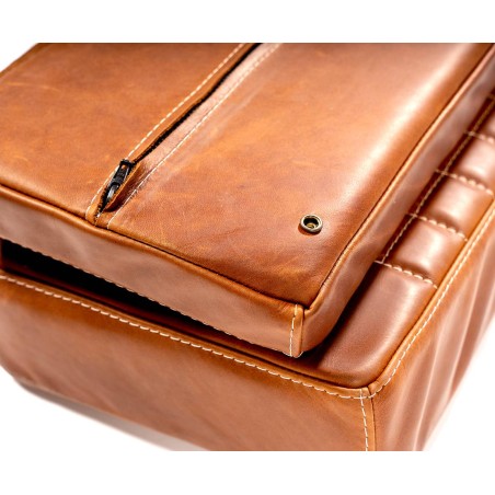 Complete rear bench seat in genuine leather for Citroën Méhari / Eden