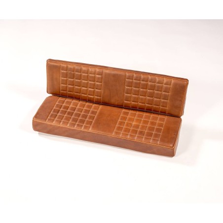 Complete rear bench seat in genuine leather for Citroën Méhari / Eden