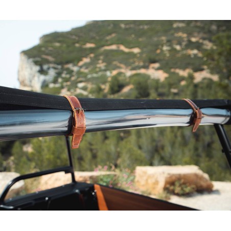 Leather Top Strap Kit for Citroën Méhari - Practical and Durable | Made in France