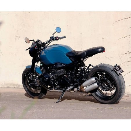 BAAK x Shock Factory의 BMW R 1200 NineT용 조절식 블랙 쇼크업소버