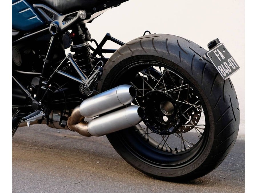 Ammortizzatore nero regolabile per BMW R 1200 NineT by BAAK x Shock Factory