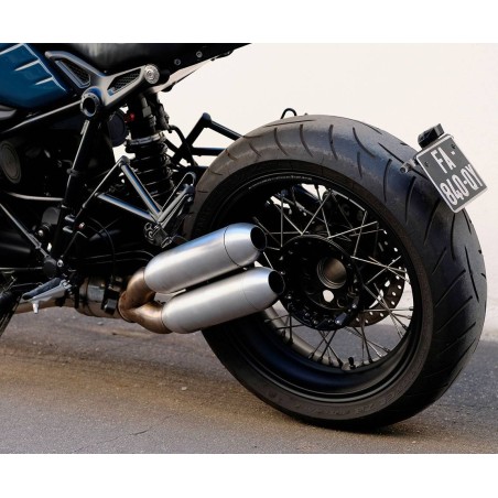 Amortiguador negro regulable para BMW R 1200 NineT por BAAK x Shock Factory