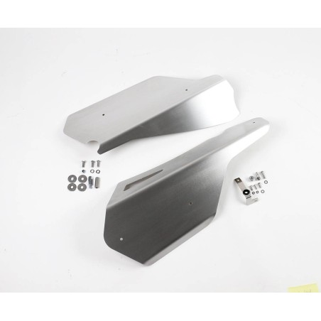 Aluminum Side Covers for Triumph Scrambler 1200 X/XC/XE - Improved Heat Protection and Dynamic Look