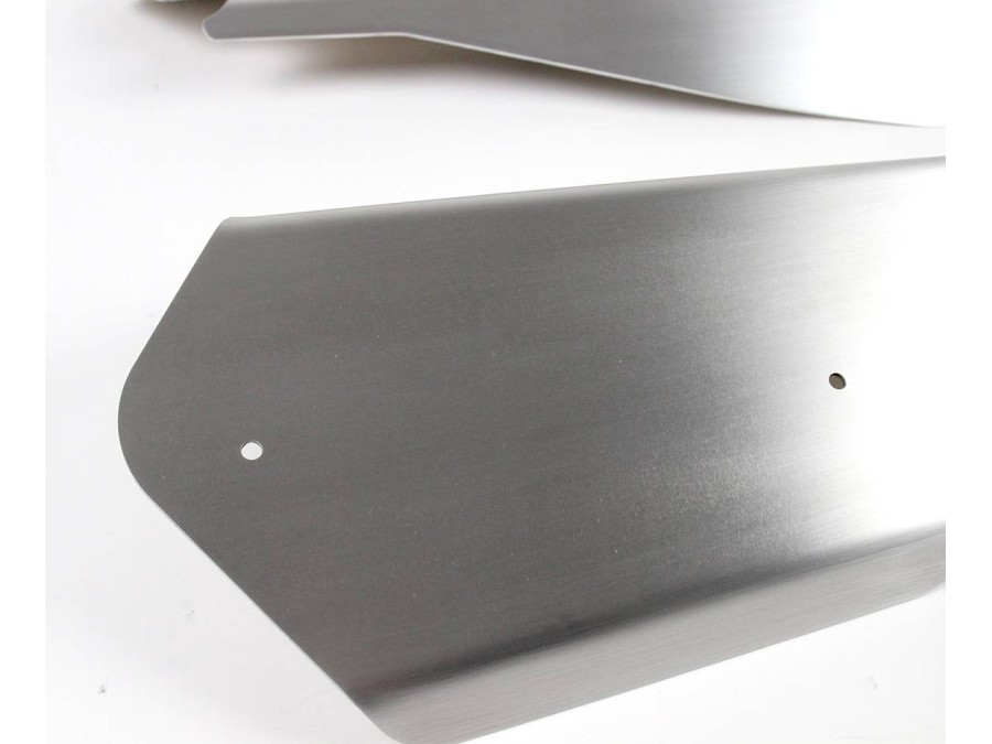 Tapas laterales de aluminio para Triumph Scrambler 1200 X/XC/XE - Protección térmica mejorada y aspecto dinámico
