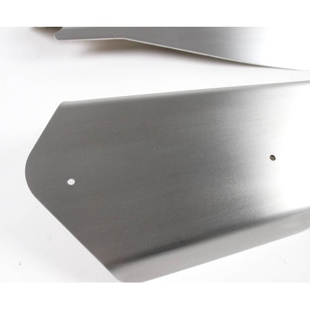 Caches latéraux en aluminium pour Triumph Scrambler 1200 X/XC/XE - Protection thermique améliorée et look dynamique