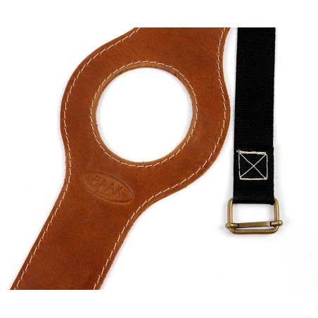 Leather gas tank belt for Moto Guzzi V9 and V7III