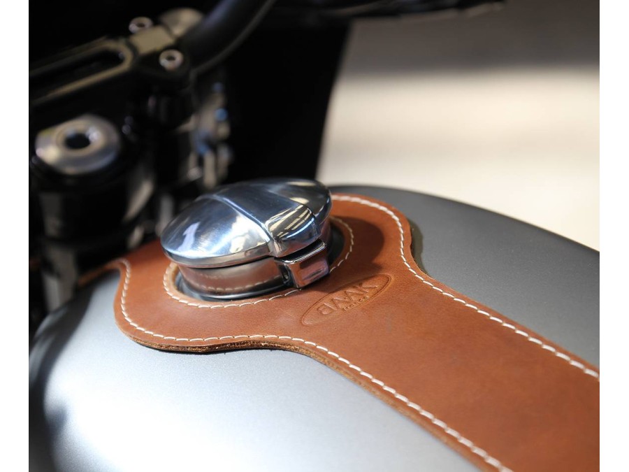 Correa de depósito en cuero para Moto Guzzi V7 III / V7 850 / V9