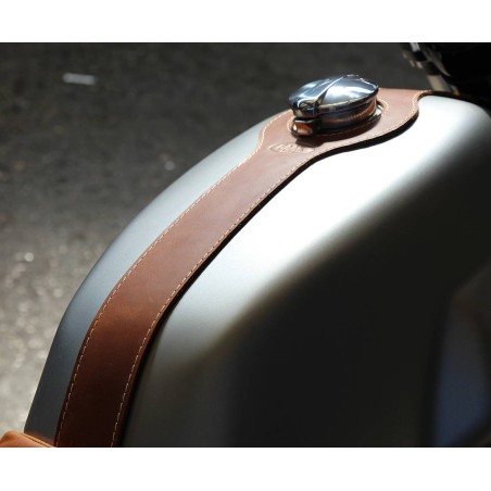 Cinghia serbatoio in cuoio per Moto Guzzi V7 III / V7 850 / V9