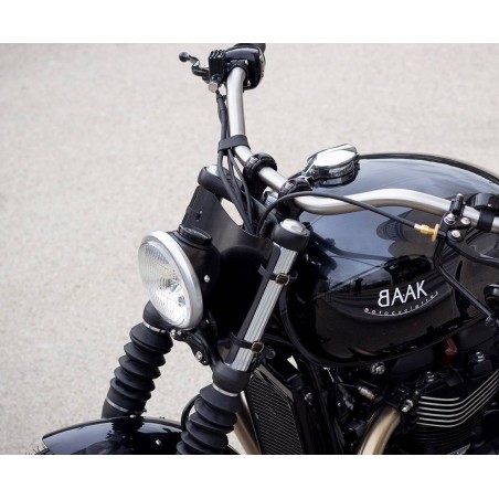 Flat Triple Clamp Triumph T100/T120 – 3 Aluminum Versions | Made in France
