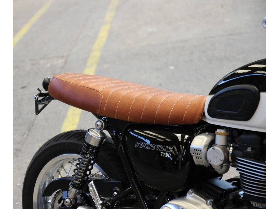 Heritage leather saddle for Triumph (2016 -...)