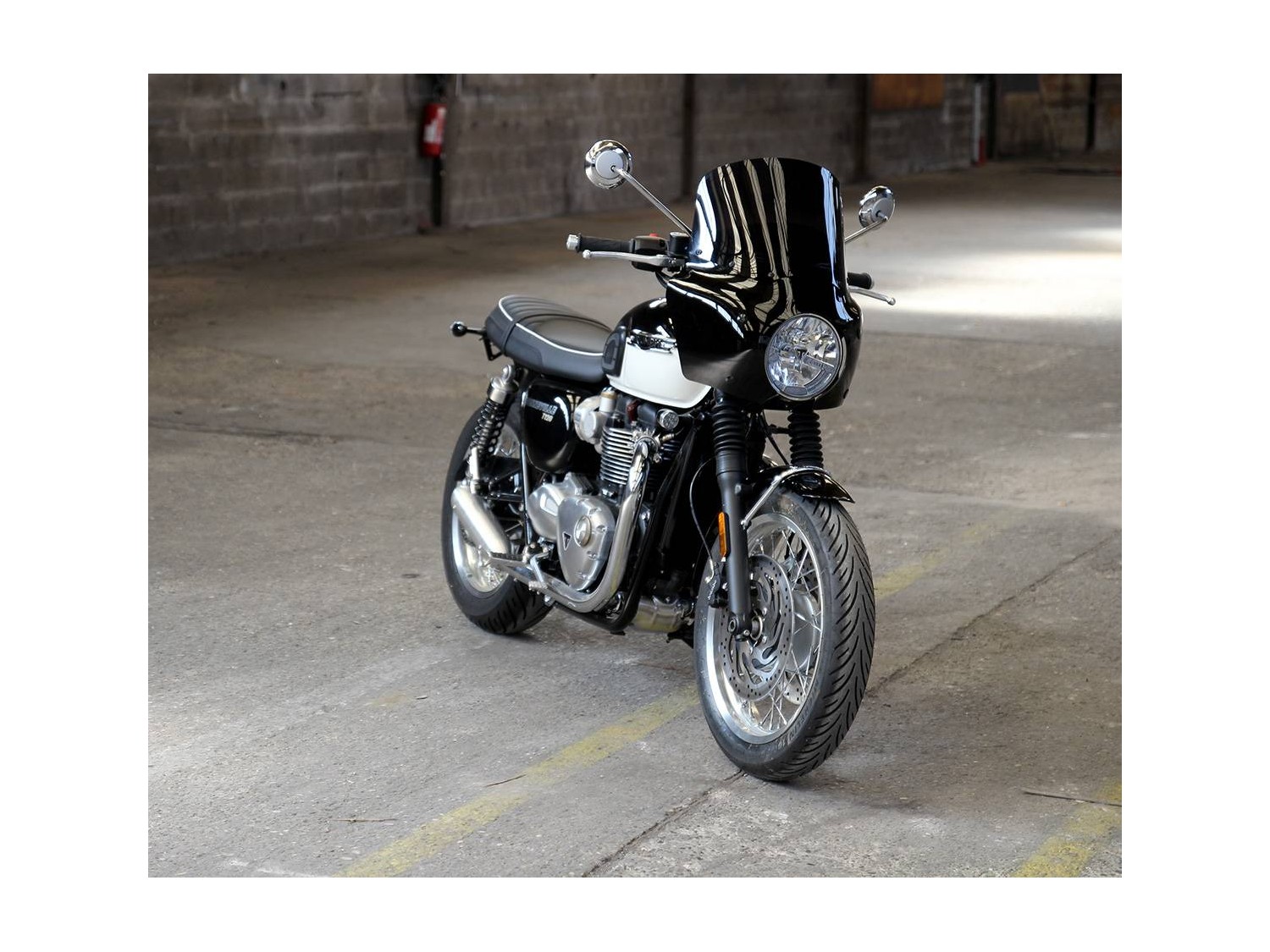 Réhausseur De Guidon Pour Triumph Bonneville T100/T120, Scrambler, Street Twin, Bobber - Aluminium 1"