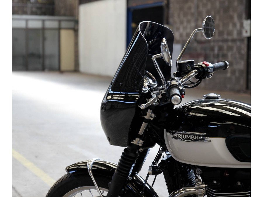 Removable windscreen for Triumph Bonneville T100 / T120
