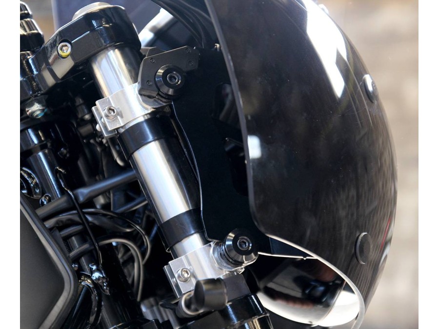 Moto Guzzi V7 III, V7 850, V9용 탈착식 윈드스크린 | 레트로 및 보호