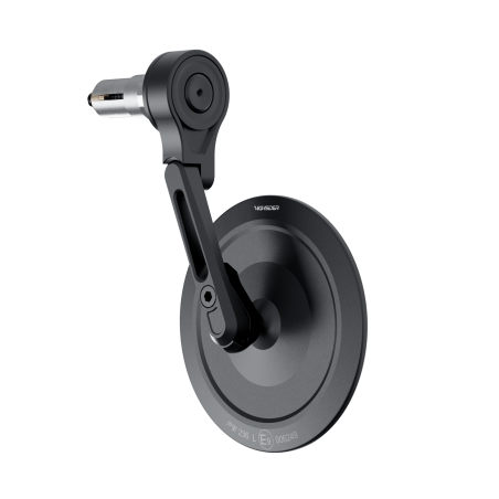 Round handlebar mirror ø10 HIGHSIDER MONTANA-SLIM EVO SHORT