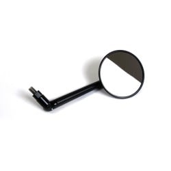Classic ø10 round motorcycle mirror in aluminum, long stem 2