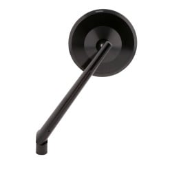 Classic ø10 round motorcycle mirror in aluminum, long stem