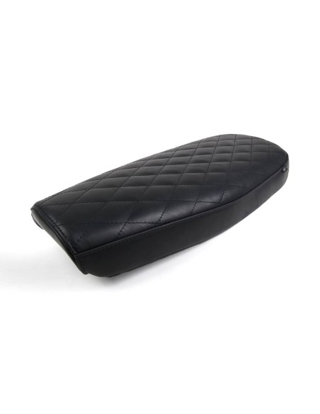 Asiento plano en cuero para Royal Enfield Interceptor / Continental GT