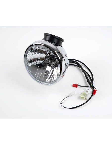 100% chrome-plated headlight