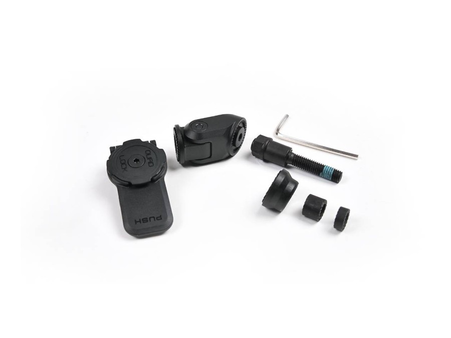 Motorrad -Telefonunterstützung mit Gewinde Stangenquad Lock Aluminium Quad Aluminium