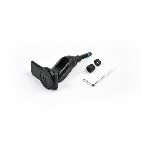 Supporto per telefono motociclistico con alluminio in alluminio a blocco a canna filettata