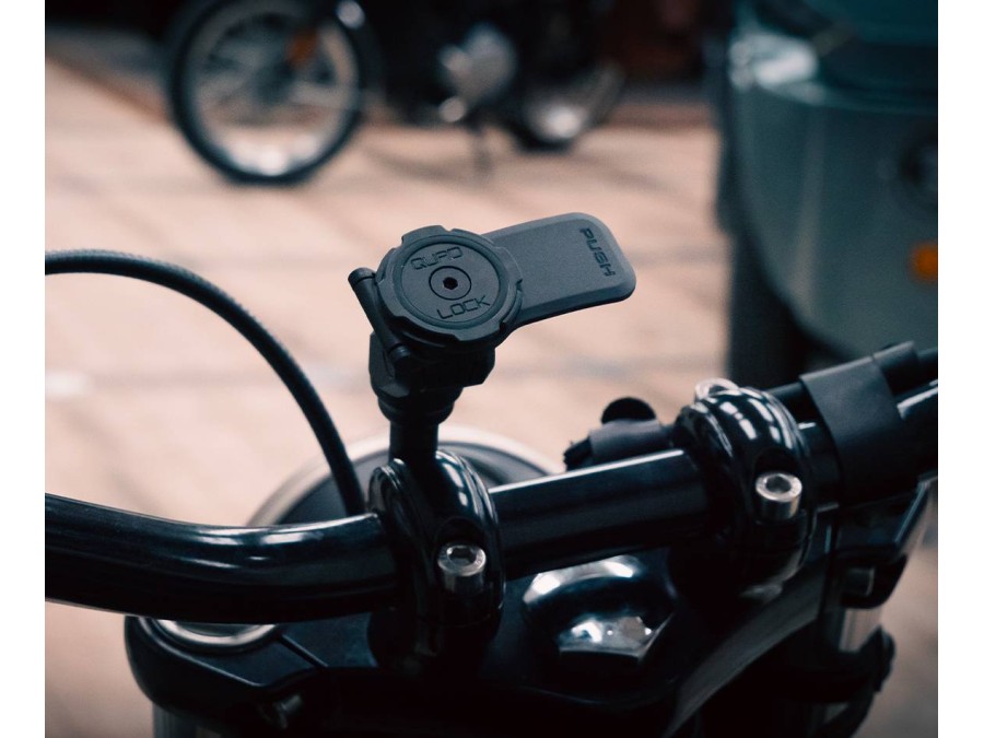 Motorrad -Telefonunterstützung mit Gewinde Stangenquad Lock Aluminium Quad Aluminium