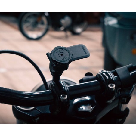Supporto per telefono motociclistico con alluminio in alluminio a blocco a canna filettata