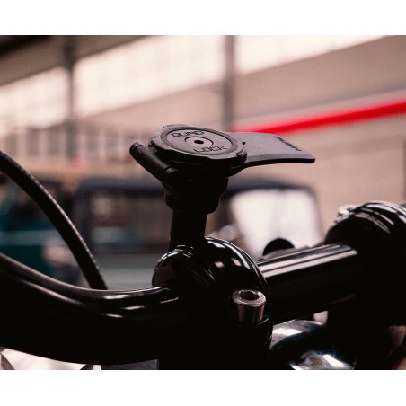 Supporto per telefono motociclistico con alluminio in alluminio a blocco a canna filettata