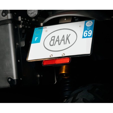 Catadioptre universel pour plaque d'immatriculation