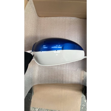 Réservoir de triumph Bonneville T100 T120 bleu et blanc