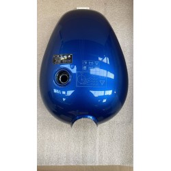 OUTLET N°35 Réservoir de triumph Bonneville T100 T120 bleu et blanc 2