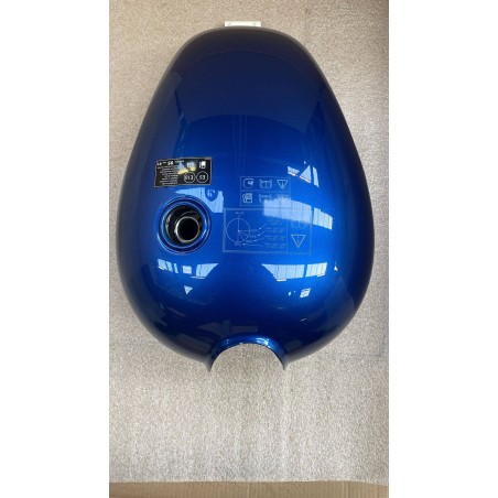 Réservoir de triumph Bonneville T100 T120 bleu et blanc