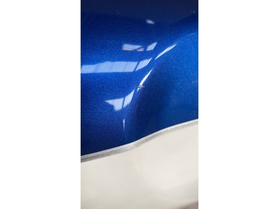 OUTLET N°35 Tank für Triumph Bonneville T100 T120 blau und weiß