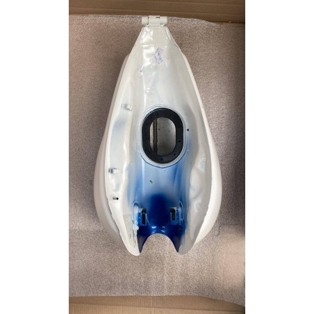 OUTLET N°35 Réservoir de triumph Bonneville T100 T120 bleu et blanc