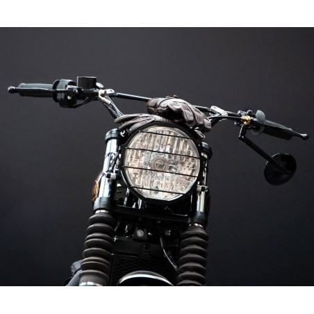 Classic Moto Headlight Protection Grille - Universal