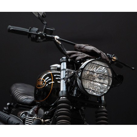 Classic Moto Headlight Protection Grille - Universal