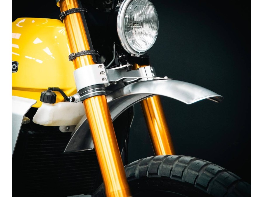 Turn signal brackets M8 for fork tube Ø56