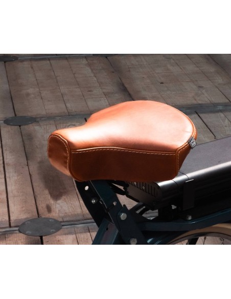 Selle en cuir pour Solex