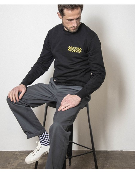 Pull Damier - Garage FrançaisPullover Damier - Französische Werkstatt