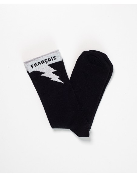 Socken Black blitz - Französische Werkstatt