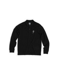 Long-sleeve polo with embroidery - French Garage