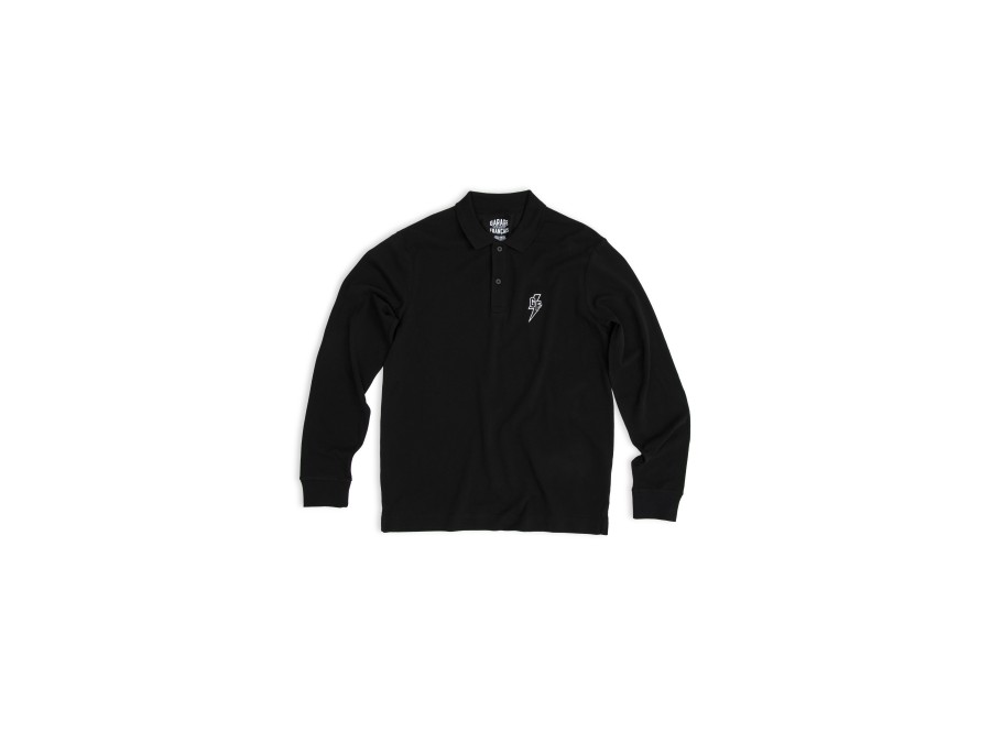 Polo de manga larga con bordado - Taller francés