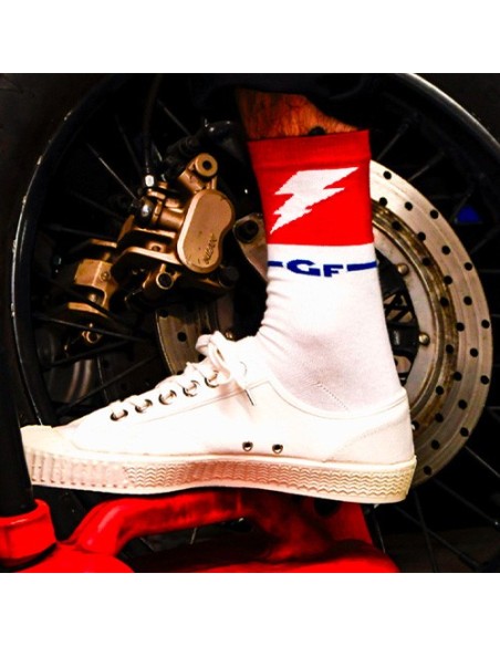 Red Blitz-Socken - Französische Werkstatt