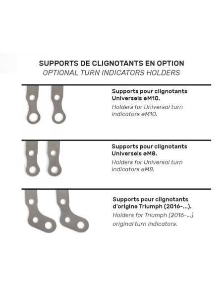 Kit Faros Clásicos Triumph después de 2016 + Soportes para Faro