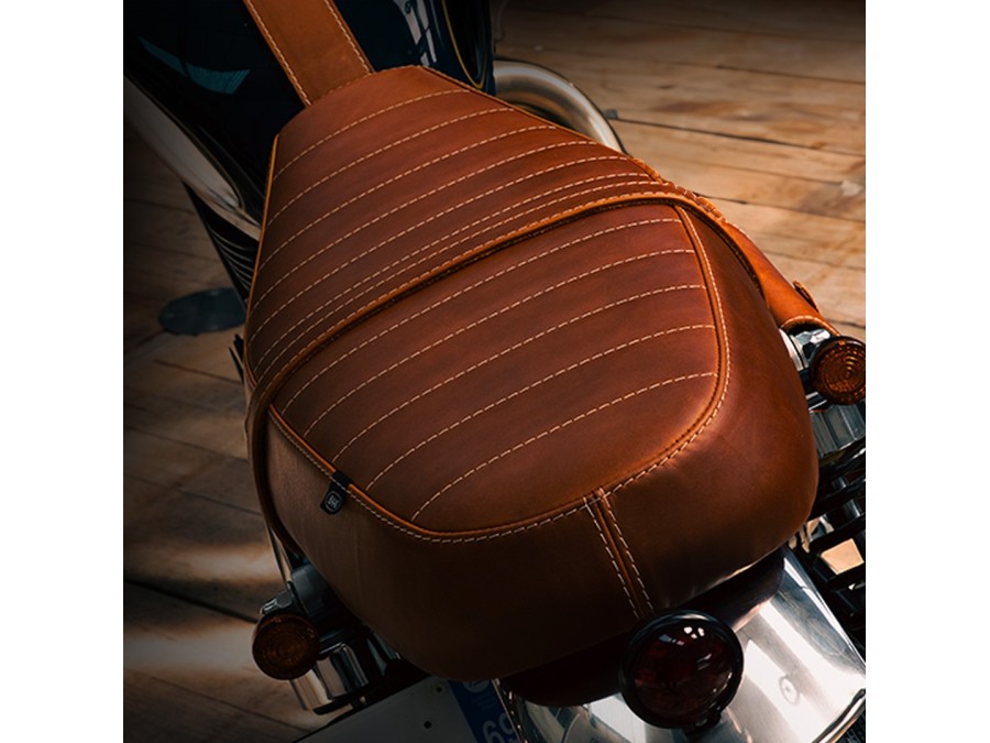 Sella in cuoio Héritage per BSA Goldstar 650