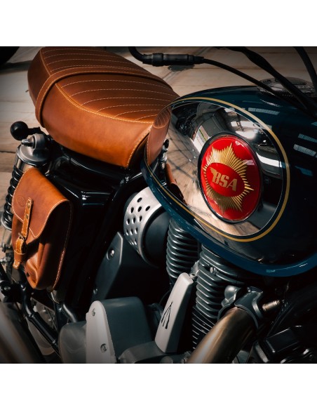 Asiento en cuero Héritage para BSA Goldstar 650