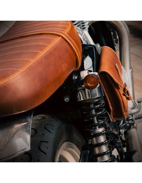 Asiento en cuero Héritage para BSA Goldstar 650