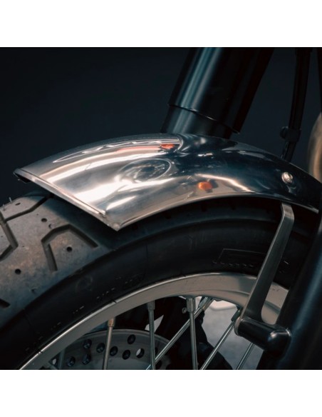 Front stainless steel mudguard for BSA 650 Gold Star - Look Retrotouring | BAAK