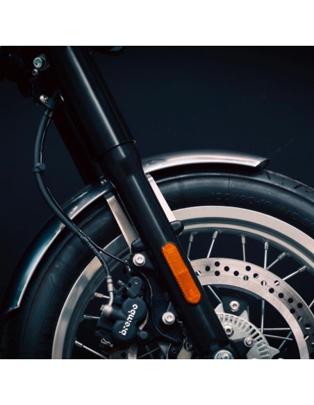 Moda delantera de acero inoxidable para BSA 650 Gold Star-Retotouring Look | Baak