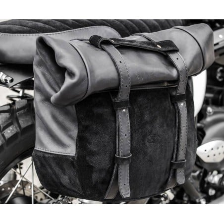 Supporto grande borsa in cuoio per kit sella corta Triumph (prima del 2016)