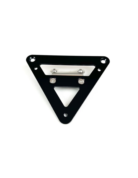 Universal EU license plate holder for bare rear fender